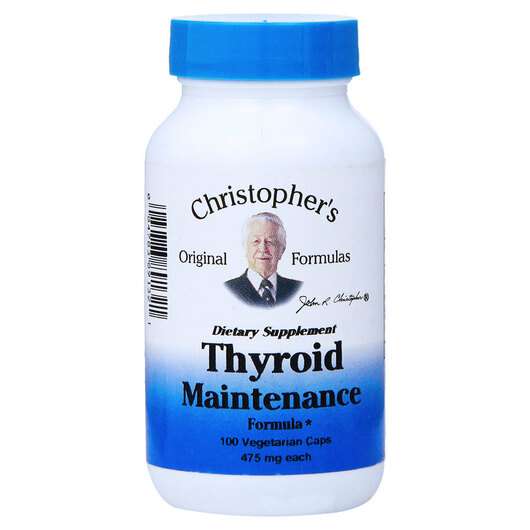 Основне фото товара Thyroid Maintenance Formula 475 mg, Підтримка щитовидної залоз...