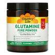 Фото товару Country Life, Glutamine Pure Powder, L-Глутамін 5000 мг, 275 г