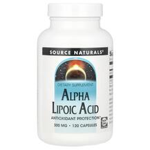 Альфа-ліпоєва Alpha Lipoic Acid 300 mg Source