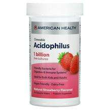 American Health, Chewable Acidophilus Natural Strawberry, 60 C...