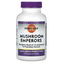 Mushroom Wisdom, Грибы, Mushroom Emperors, 120 таблеток