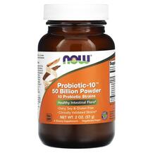 Probiotic-10 Powder 50 Billion Пробиотики NOW 57 г
