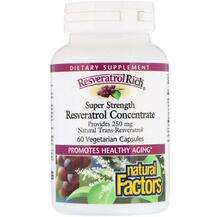 Natural Factors, ResveratrolRich Super Strength Resveratrol Co...
