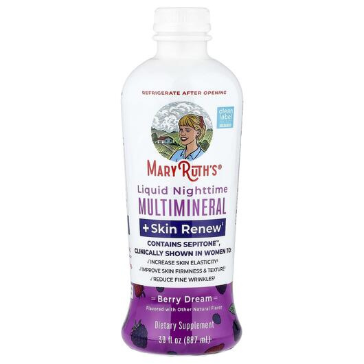 Основное фото товара Liquid Nighttime Multimineral + Skin Renew, Кожа ногти волосы, 88