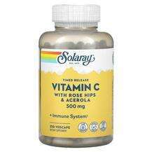 Solaray, Timed Release Vitamin C 500 mg, 250 VegCaps