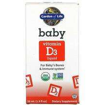 Garden of Life, Baby Vitamin D3 Liquid, 56 ml