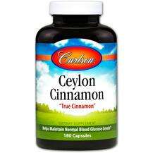 Carlson, Ceylon Cinnamon, Екстракт кориці, 180 капсул