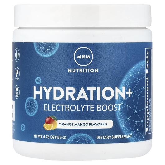 Основне фото товара Hydration+ Electrolyte Boost Orange Mango, Електроліти, 135 г