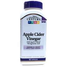 21st Century, Apple Cider Vinegar 2145 mg, Яблучний оцет, 90 к...