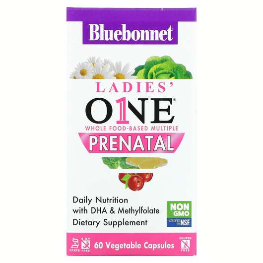 Основне фото товара Bluebonnet, Ladies One Prenatal, Мультивітаміни для вагітних, ...