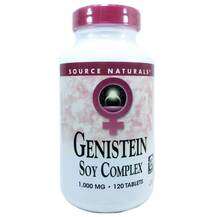 Genistein Soy Complex 1000 mg 120, Геністеїн соєвий комплекс 1000 мг, 120 таблеток