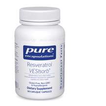 Pure Encapsulations, Resveratrol VESIsorb, Ресвератрол, 90 капсул