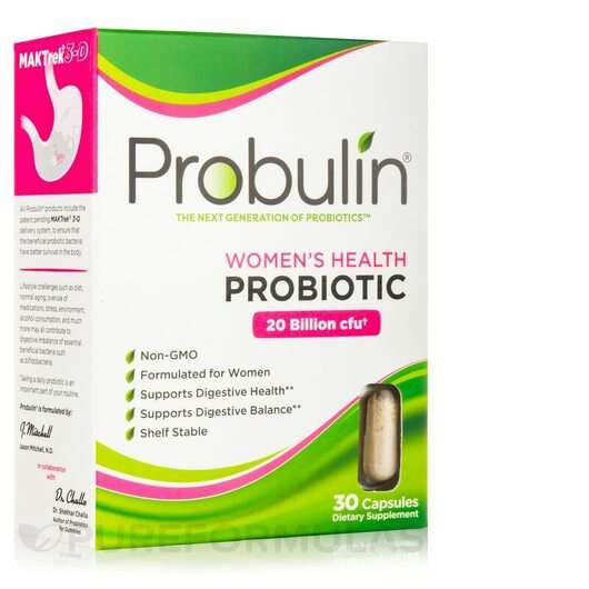 Основное фото товара Probulin, Пробиотики, Women’s Health Probiotic 20 Billio...