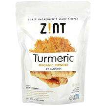 Zint, Порошок Куркумы, Turmeric Organic Powder, 454 г