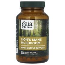 Lion's Mane Mushroom Грибы Gaia Herbs 120 капсул