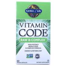 Garden of Life, Vitamin Code RAW B-Complex, 60 Vegan Capsules