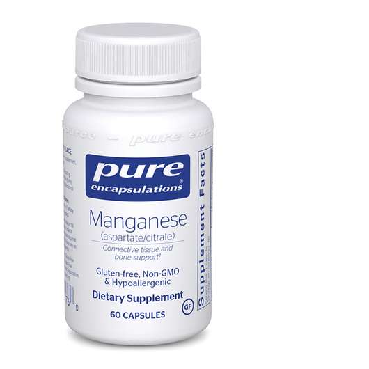 Manganese Aspartate/Citrate, Марганець, 60 капсул