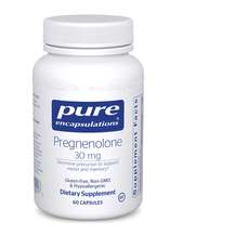 Pure Encapsulations, Pregnenolone 30 mg, Прегненолон, 60 капсул