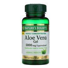 Nature's Bounty, Алоэ Вера, Aloe Vera Gel 5000 mg, 100 капсул