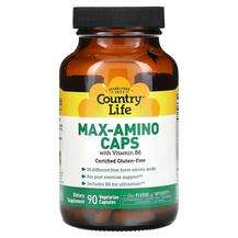 Country Life, Max-Amino Caps with Vitamin B6, 90 Vegetarian Ca...