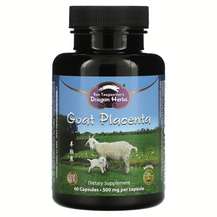 Dragon Herbs, Goat Placenta 500 mg, Козяча плацента 500 мг, 60...