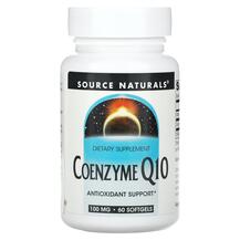 Coenzyme Q10 100 mg Коэнзим CoQ10 Source Naturals
