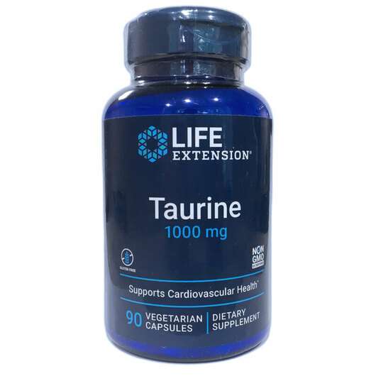 Taurine 1000 mg, L-Таурін 1000 мг, 90 капсул