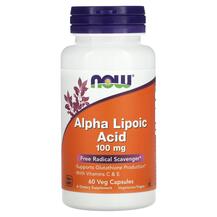 Alpha Lipoic Acid 100 mg Альфа-липоевая NOW