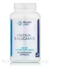Klaire Labs SFI, Calcium D-Glucarate 500 mg, Кальцій D-Глюкара...