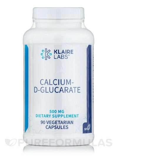 Calcium D-Glucarate 500 mg, Кальцій D-Глюкарат, 90 капсул