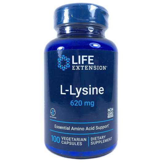 L-Lysine 620 mg, L-лізин 620 мг, 100 капсул