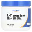 Фото товару Nutricost, L-Theanine Unflavored, L-Теанін, 100 г