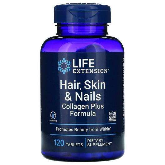 Основне фото товара Life Extension, Hair Skin & Nails Collagen Plus, Шкіра ніг...