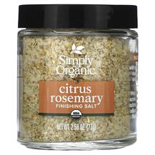 Спеції Finishing Salt Citrus Rosemary Simply Organic