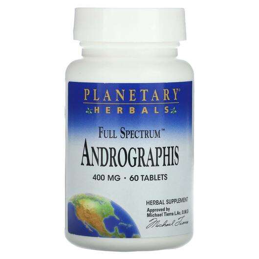 Основне фото товара Planetary Herbals, Full Spectrum Andrographis 400 mg, Андрогра...