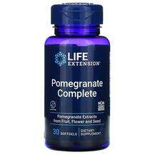 Life Extension, Pomegranate Complete, Гранат, 30 капсул