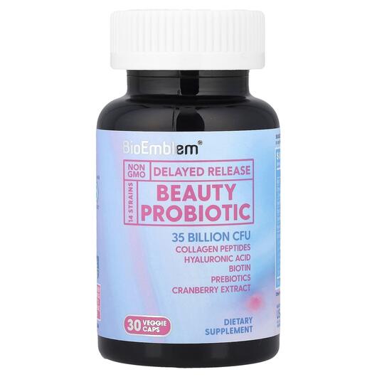 Основное фото товара BioEmblem, Пробиотики, Beauty Probiotic, 30 капсул