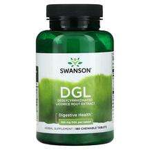 Swanson, DGL 385 mg, Лакриця, 180 таблеток