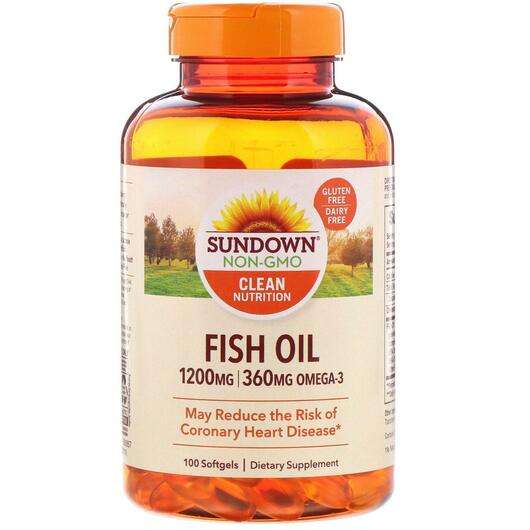Fish Oil 1200 mg 100, Риб'ячий жир Омега-3, 100 капсул