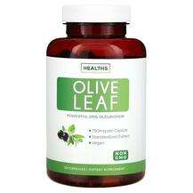 Healths Harmony, Olive Leaf, Оливкове листя, 120 капсул