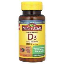 Nature Made, Fast Dissolve D3 Extra Strength Mixed Berry 5000 ...