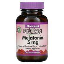 Bluebonnet, Мелатонин, Melatonin 5 mg Chewables, 60 конфет