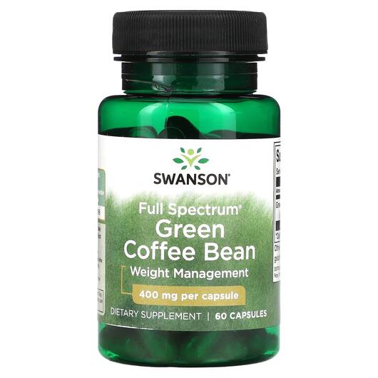 Основне фото товара Full Spectrum Green Coffee Bean 400, Екстракт Зеленої кави, 60 ка