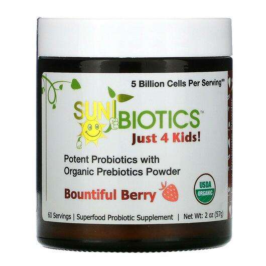 Основне фото товара Just 4 Kids! Potent Probiotics with Organic Prebiotics Powder ...