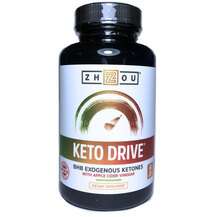 Zhou Nutrition, Экзогенные кетоны, Keto Drive, 60 капсул