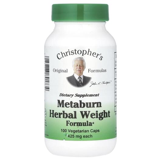 Основное фото товара Metaburn Herbal Weight Formula 450 mg, Травяные добавки, 100 капс