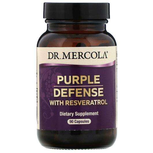 Основне фото товара Dr. Mercola, Purple Defense with Resveratrol, Чорна смородина ...