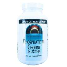Source Naturals, Phosphatidyl Choline in Lecithin 420 mg, 180 ...