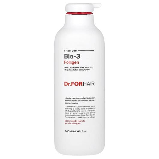 Основное фото товара Dr.ForHair, Шампунь, Folligen Shampoo Bio-3, 500 мл