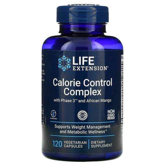 Основне фото товара Life Extension, Calorie Control Complex, Контроль ваги, 120 ка...